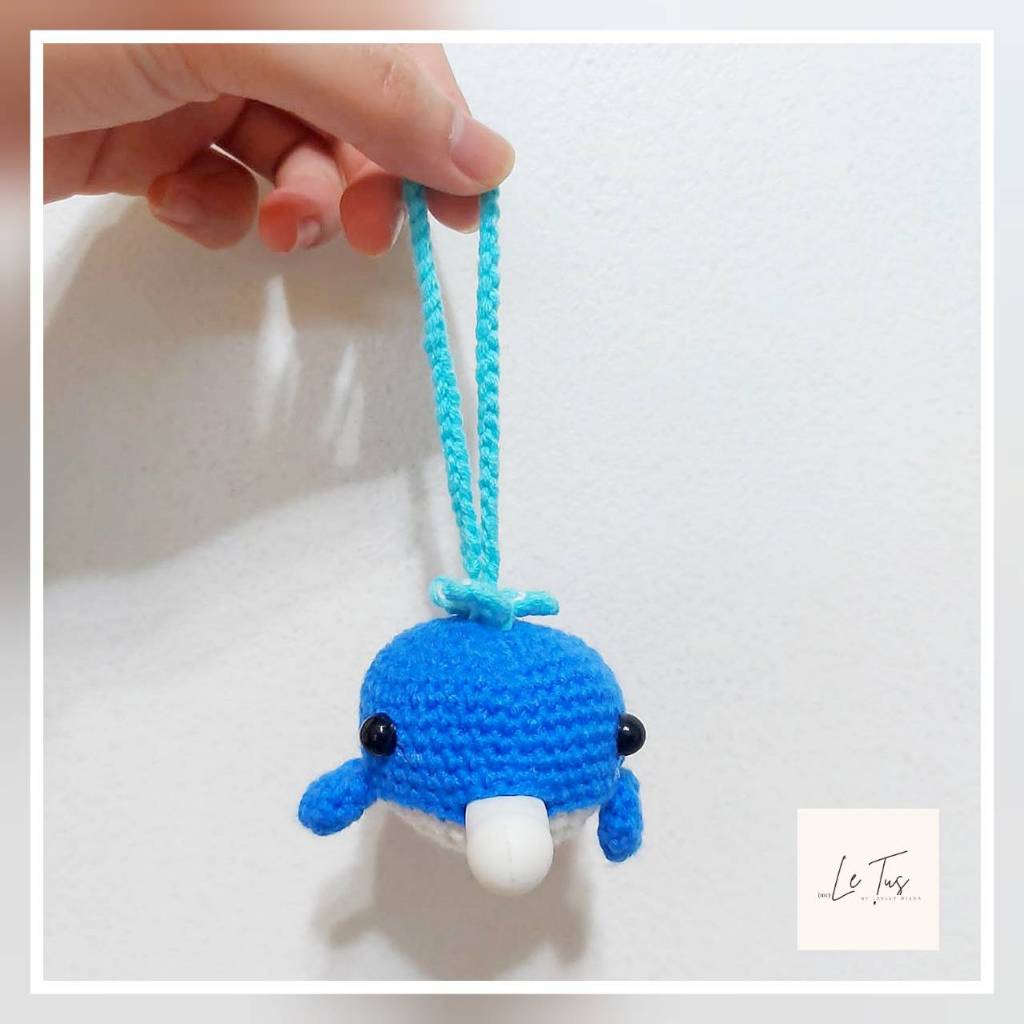 Crochet wholly / Boneka Rajut Paus Biru