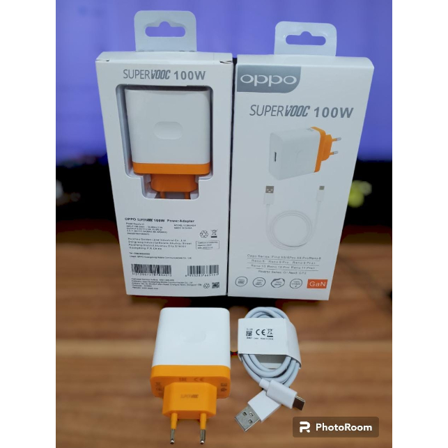 Charger Oppo 100W Super VOOC Type C Ori - charger oppo super vooc fast charging - casan oppo 100w ty