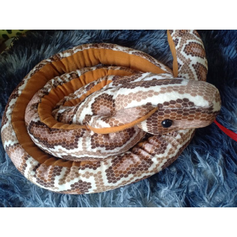 Boneka ular bahan lembut panjang 125cm