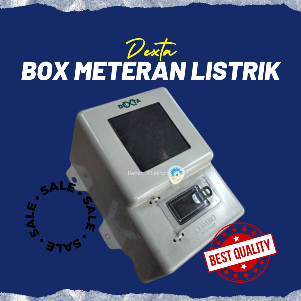 Box Token Listrik Pascabayar Box KWH PLN Meteran Listrik Token / Boks Tutup Paskabayar