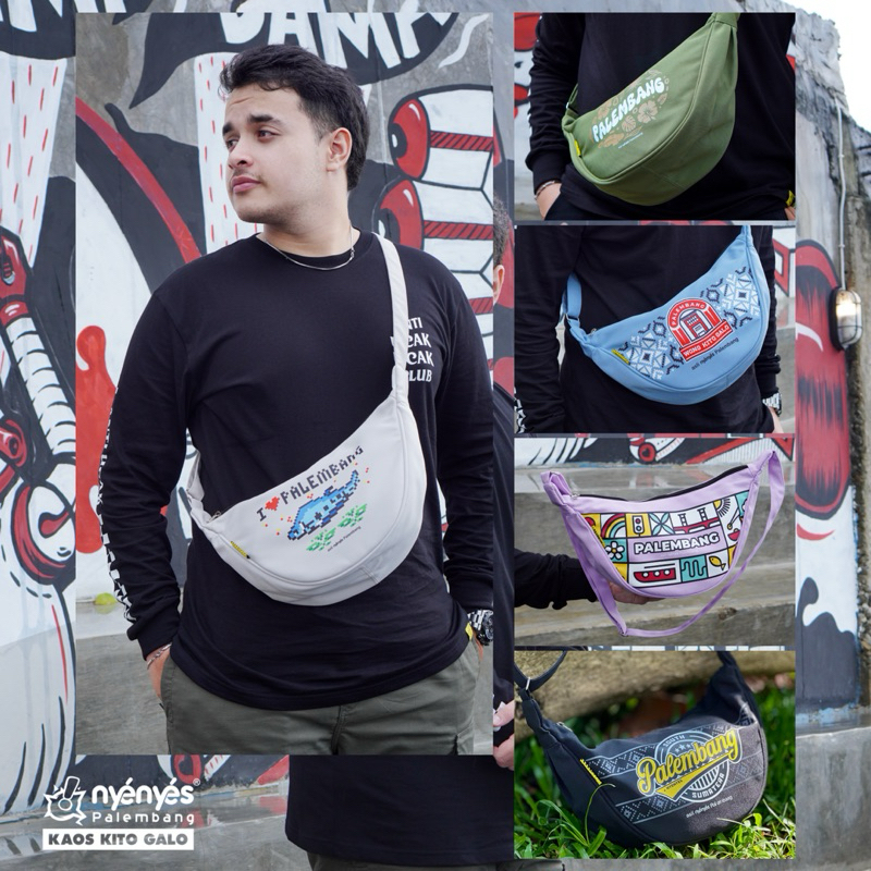 MOON BAG (TAS SEMANGKA) NYENYES | TAS PALEMBANG