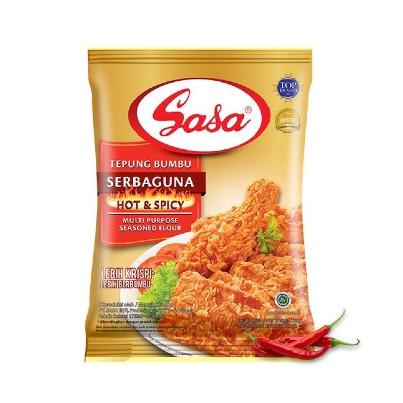 

SASA TEPUNG BUMBU SERBAGUNA HOT AND SPICY KEMASAN 210 GRAM
