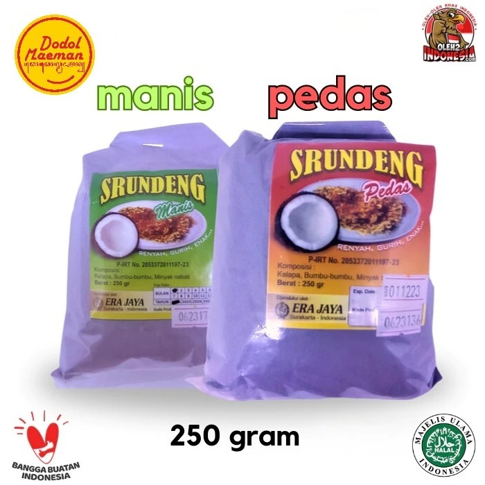 

Serundeng Kelapa Solo - Era Jaya 250 gram