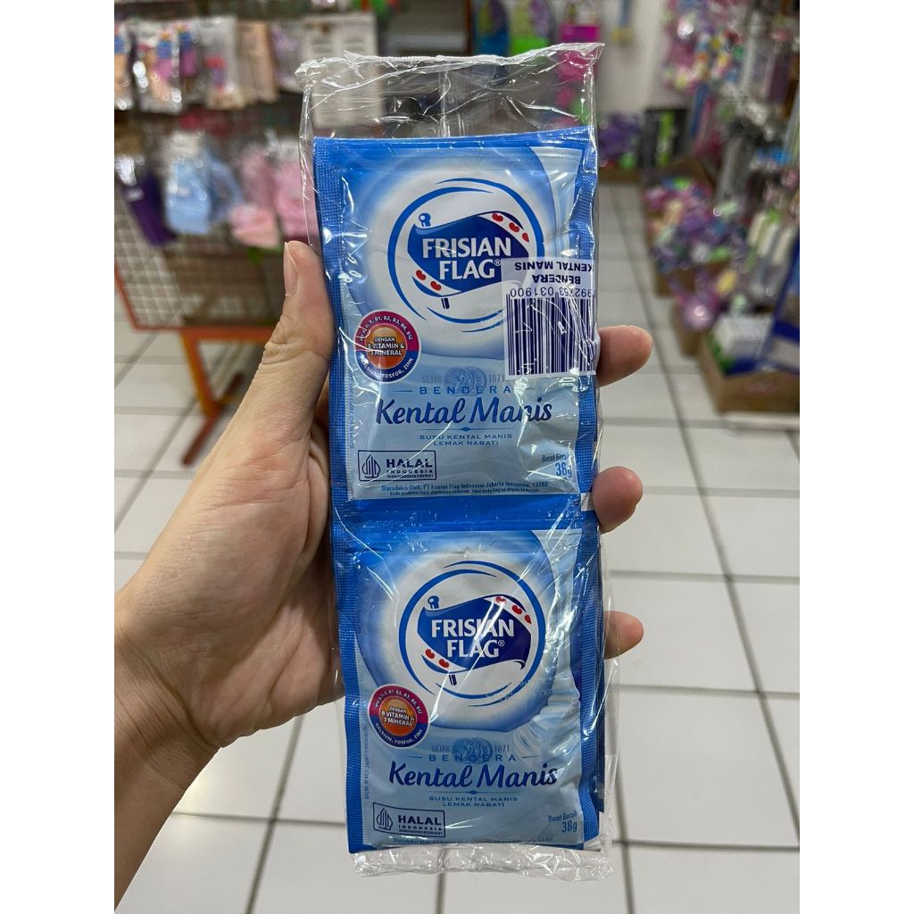

susu kental manis frisian flag vanilla isi 6 - susu kental manis putih bendera
