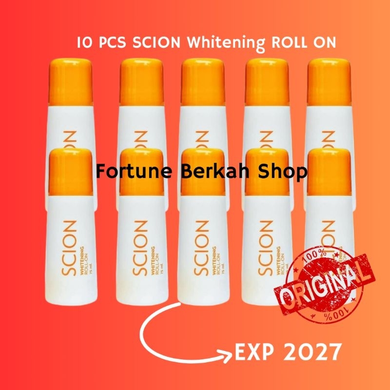 Ready Stok 10 PCS ScionRollOn EXP 2027 Nu  Skin Roll On Nu  Skin Deodorant