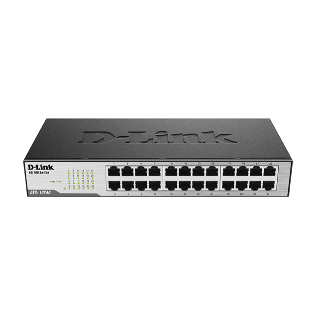 Switch Hub 24 Port D-Link Desktop LAN DES-1024C Dlink DES 1024D