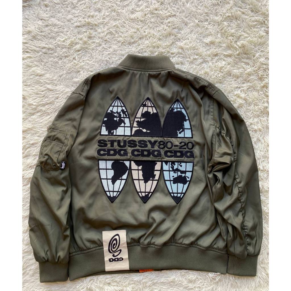 STUSSY x CDG BOMBER JACKET