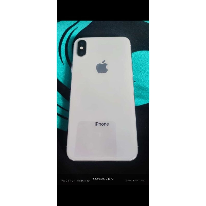 iphone X 10 second 256GB icloud aman sinyal aman