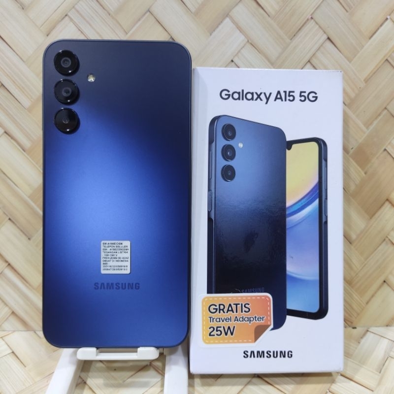 Samsung A15 5G 8/256GB Handphone second Fullset