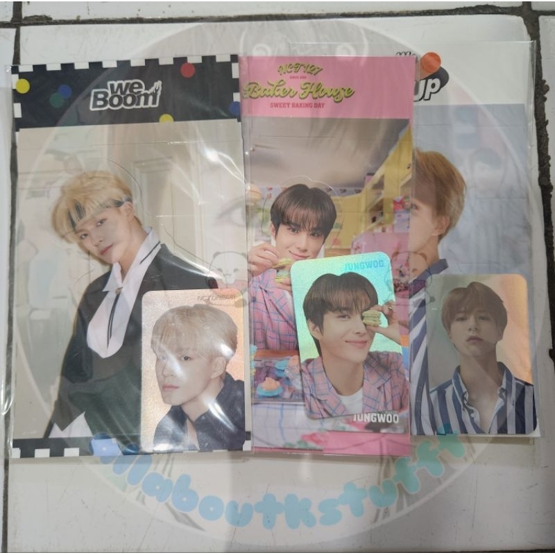 Holo standee sealed we boom jeno we go up jeno baker house jungwoo