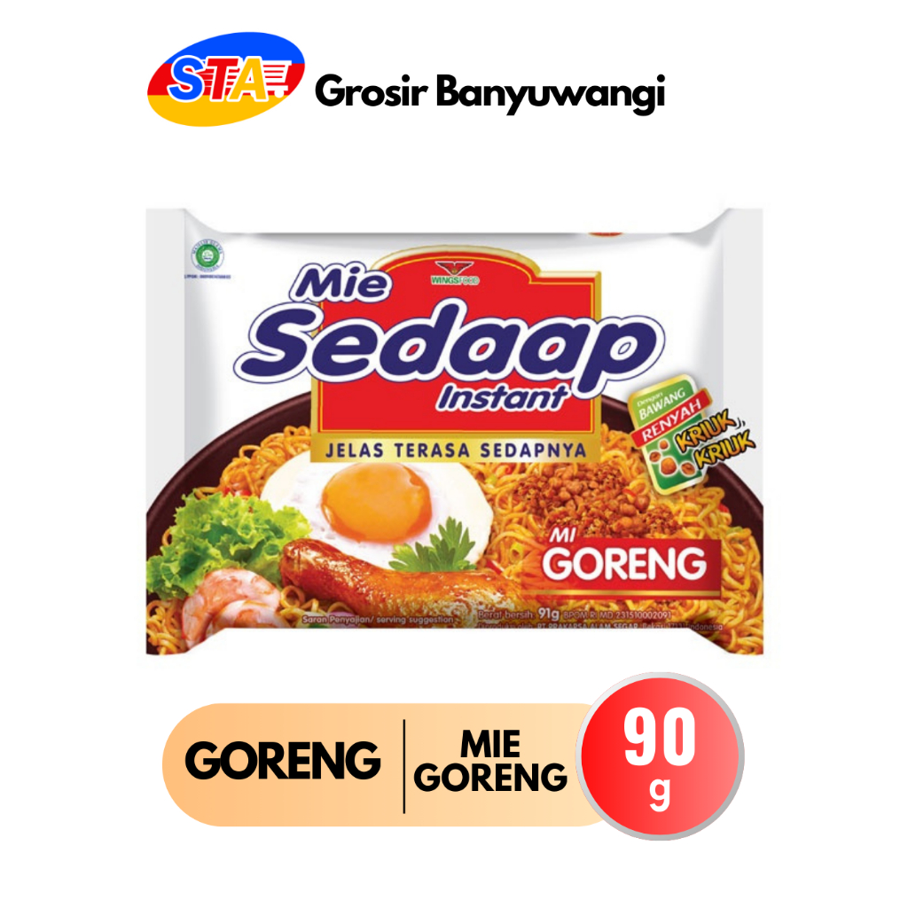 

[JATIM] Mie Sedaap Goreng 90gr Pack | Mie Goreng