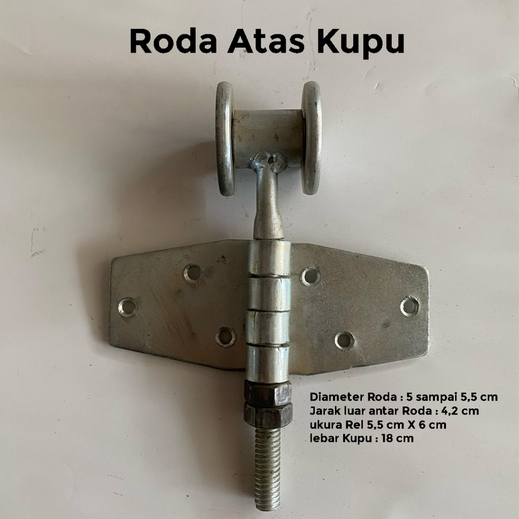 Roda Atas Kupu Roda gantung Pintu Lipat Henderson Aksesoris Pagar