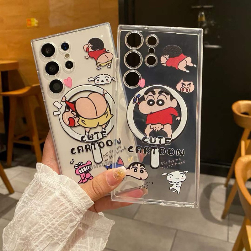 CASE MAGNETIC PANTAT SINCHAN | SAMSUNG S22 S23 S24 S22+ S23+ S24+ S22Ultra S23ultra S24ultra NOTE 10