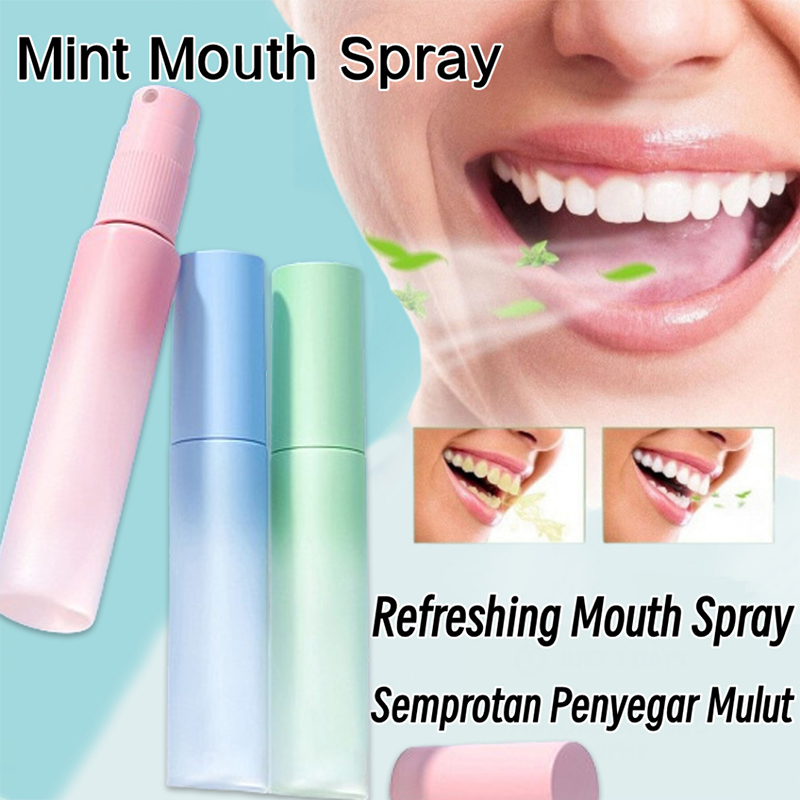 [AW]Refreshing Mouth Spray Parfum Mulut Penghilang Bau Mulut Portabel  Menghilangkan Bau Mulut-COD