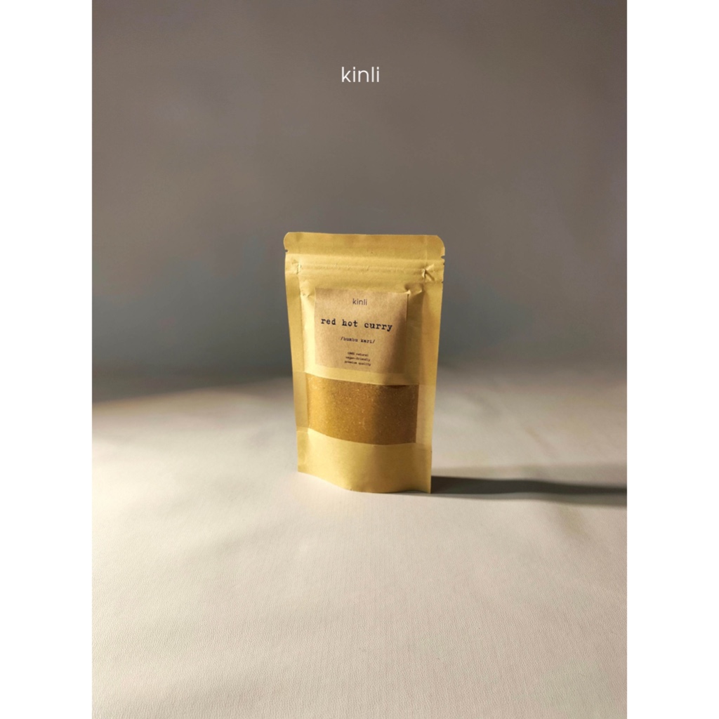 

red hot ground curry powder vegan spices bumbu kari rempah
