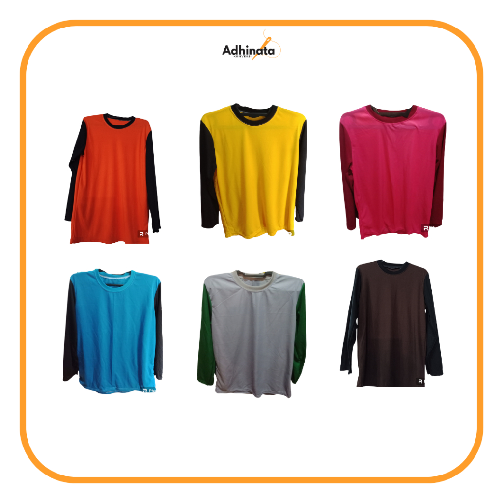 KAOS PROMOSI random co langsung di kirim  promosi toko bangunan proyek partai pertanian lengan panja