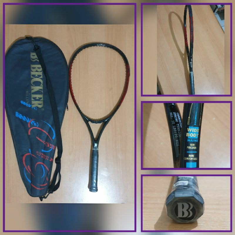 RAKET TENIS BORIS BECKER MILENIA. ORIGINAL. CUCI GUDANG