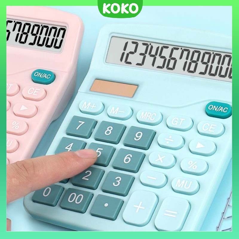 

Kalkulator 12 Digit Solar Energy Check Calculator Dagang Warna Lucu / kakulator Mini Kalkulator Meja Kasir Kantor