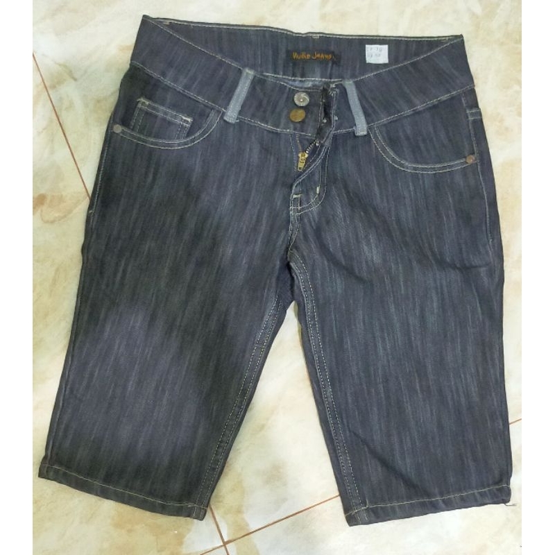 PL PRIBADI JEANS NUDIE WANITA HITAM