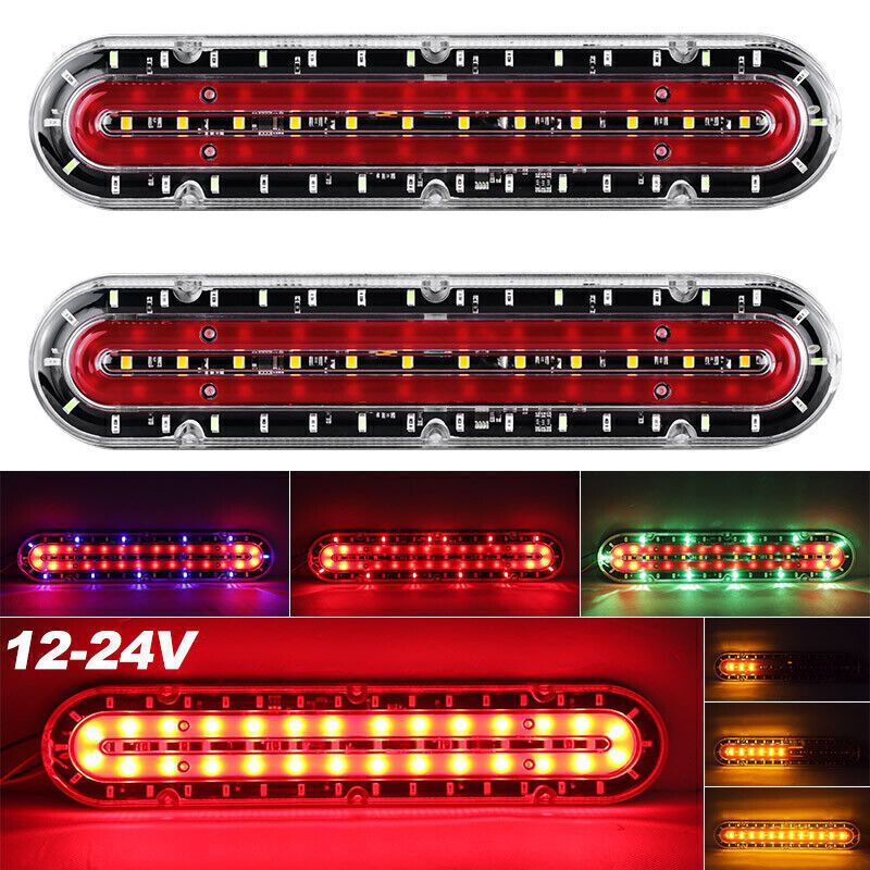 LAMPU STOP LED BELAKANG TRUK MOBIL 12VOLT 24VOLT RUNNING SEIN STROBO TRAILER TERBARU