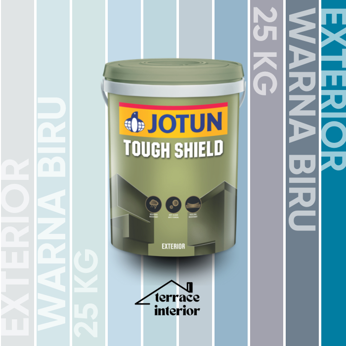 Cat Tembok Tough Shield Jotun warna Biru 25 kg