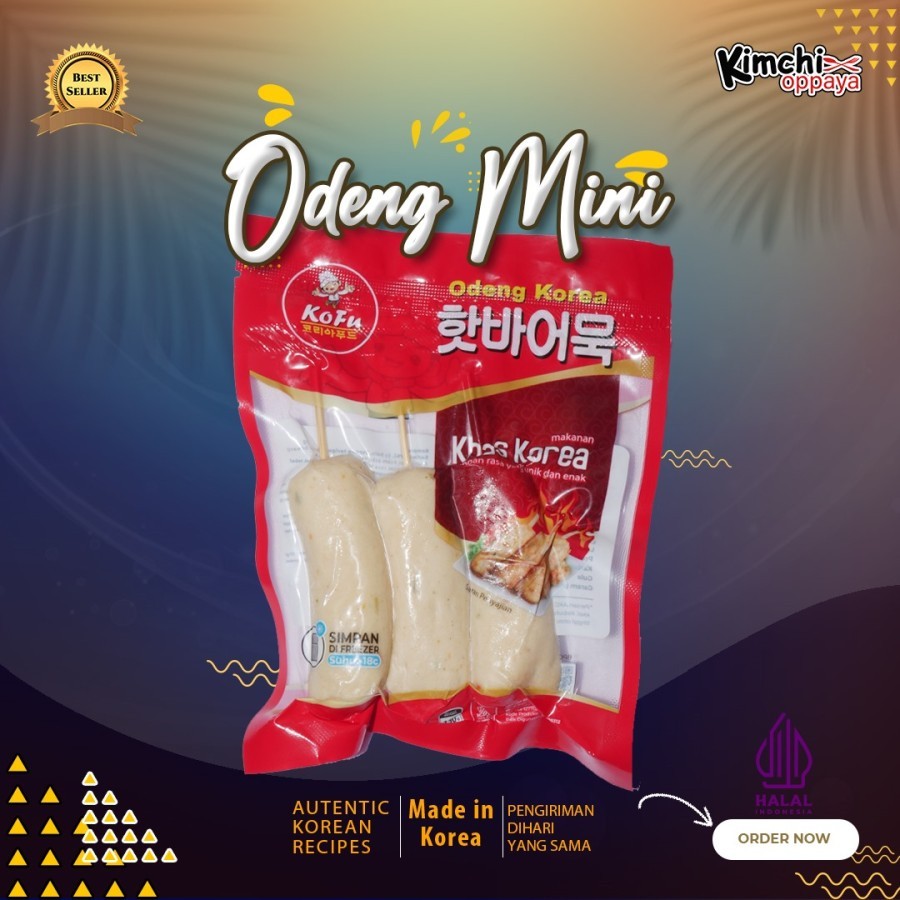 

Odeng Korea - Kofu Odeng Korea Mini Makanan Khas Korea