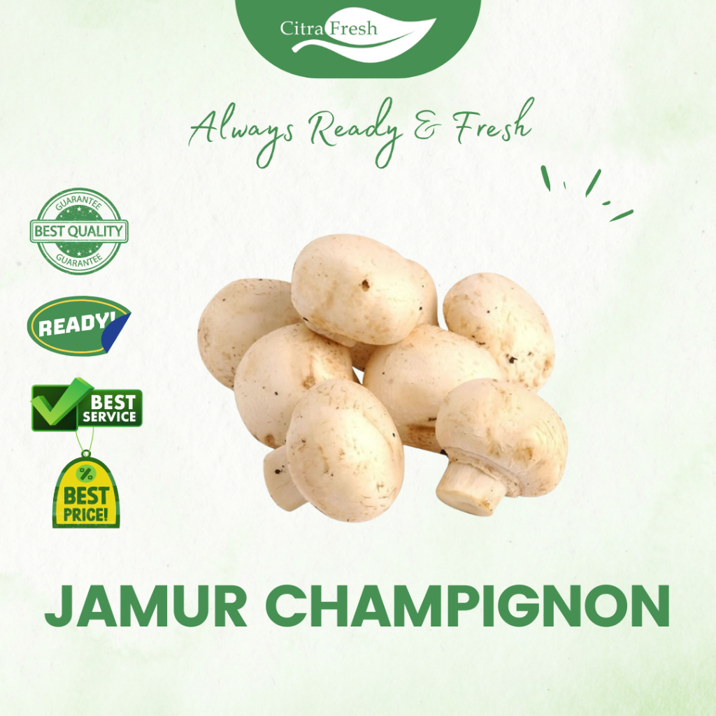 

CITRA FRESH - Jamur Champignon 250 Gram - Selalu Ready dan Fresh