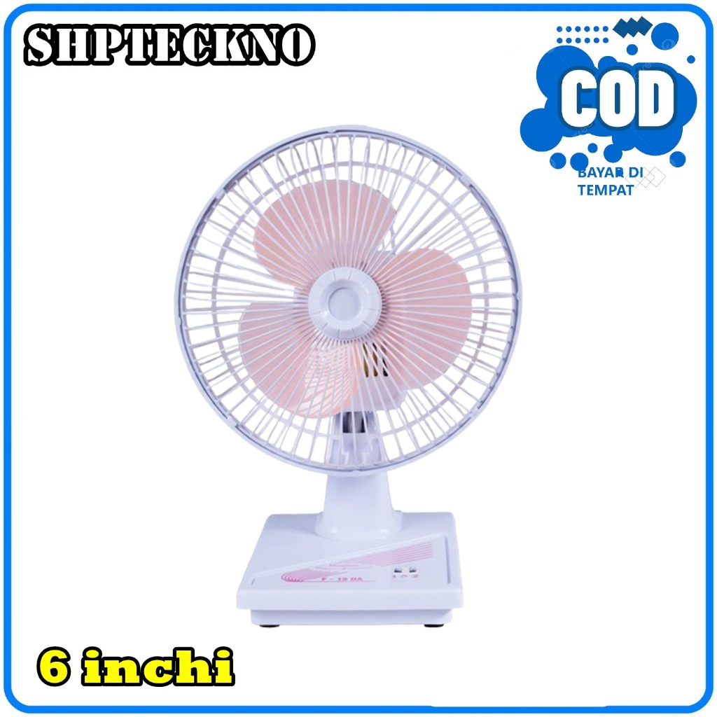 MASPION F15DA Kipas Angin Mini Desk Fan 6 inchi Bergaransi