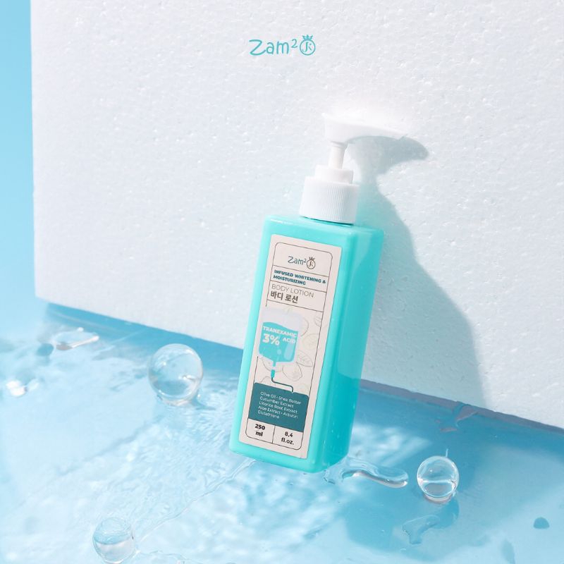 BARU Lotion Infused Whitening Zam2JK | Memutihkan Kulit | Menghilangkan bekas luka | Melembabkan | P