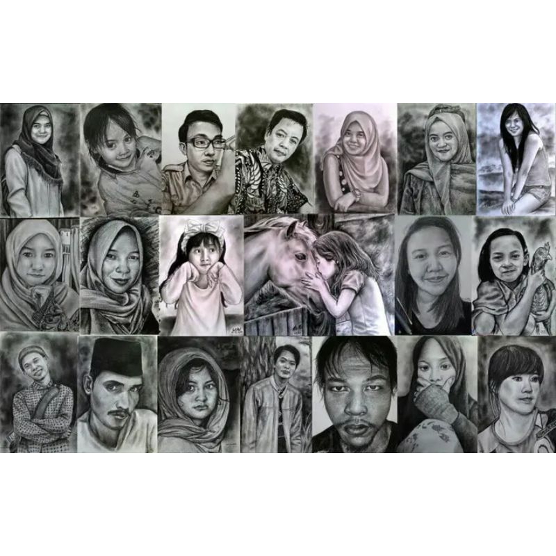

JASA GAMBAR APAPUN A5/A4 (1 HARI JADI) - 100% BUATAN TANGAN