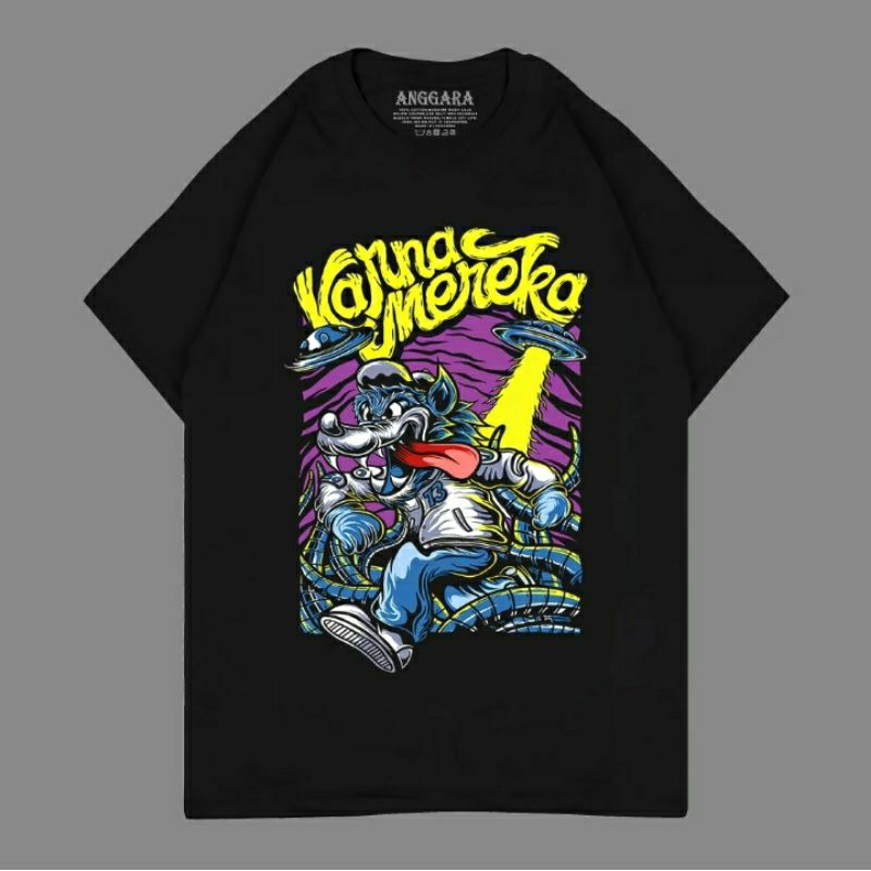 KAOS KARNA MEREKA SERIGALA BERLARI/KAOS BAND PUNK PRIA WANITA BISA COD