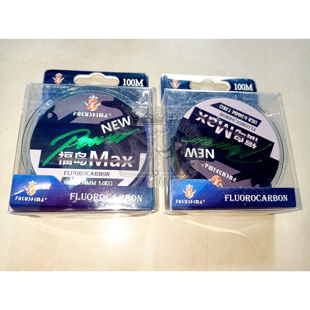 Senar Pancing Fluorocarbon Fukushima New Power Max Panjang 100m