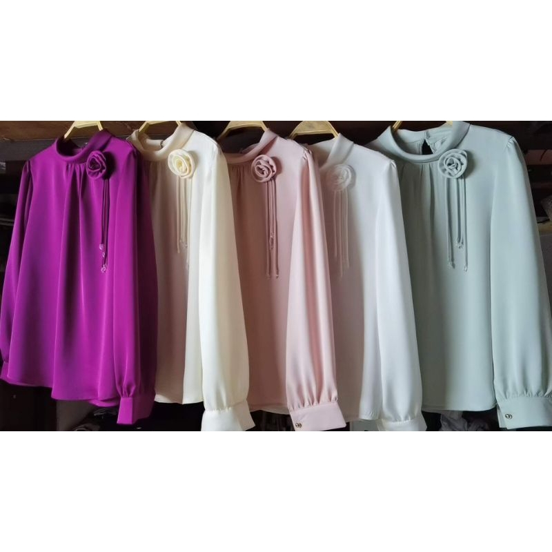 blouse import premium satin