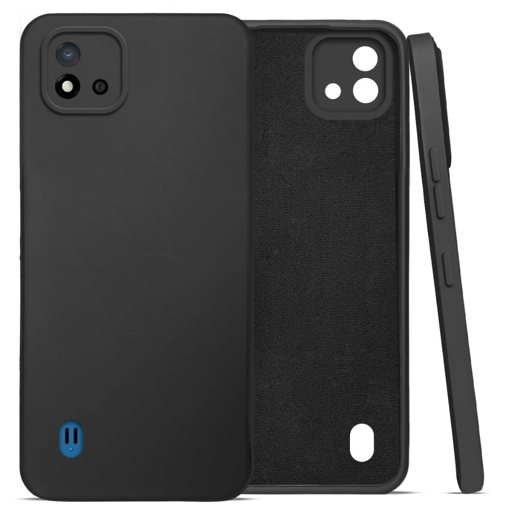 Black Matte Case Realme C20 / Realme C11 2021 Softcase Hitam Polos Best Seller