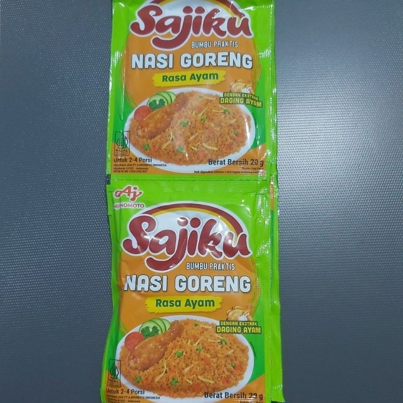 

[1 RENTENG] Sajiku Bumbu Praktis Nasi Goreng Rasa Ayam Isi 10 x 20 g