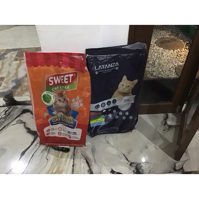 karung pasir kucing 25Kg Bekas