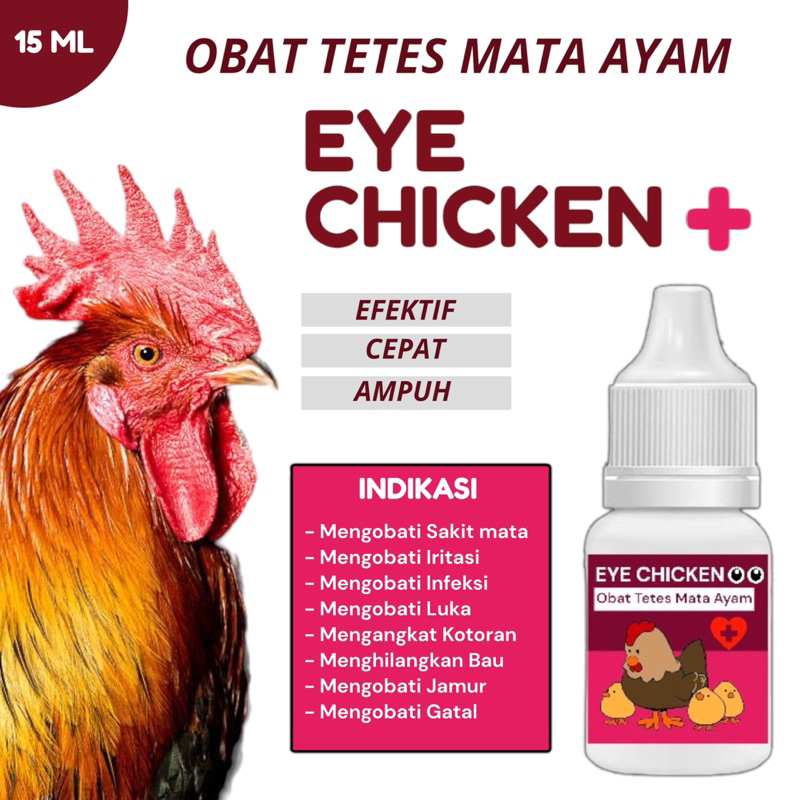 obat sakit mata ayam 15ml eye chicken obat tetes mata ayam bengkak berair berbusa infeksi mata ayam