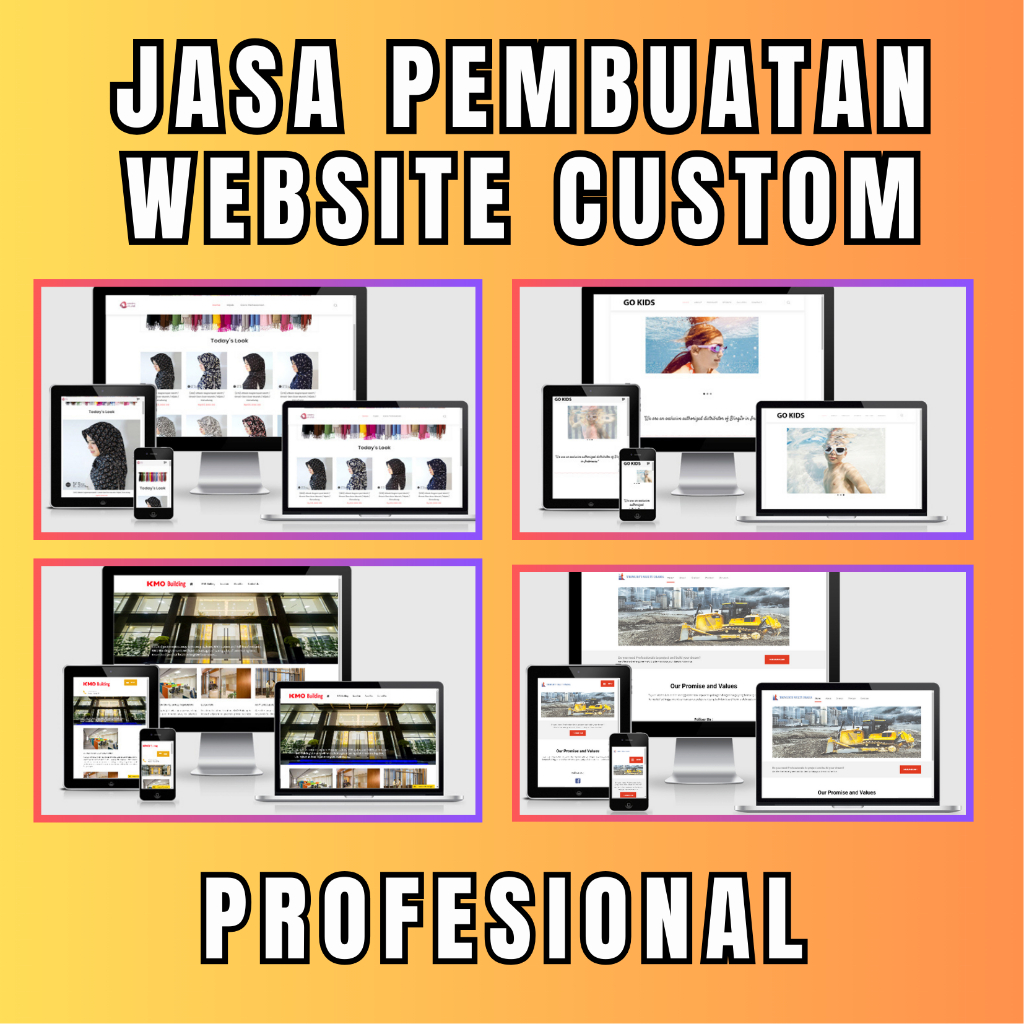 Jasa Pembuatan Website Custom Profesional