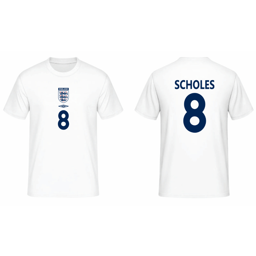 T-SHIRT KAOS ENGLAND EURO 2004 SCHOLES
