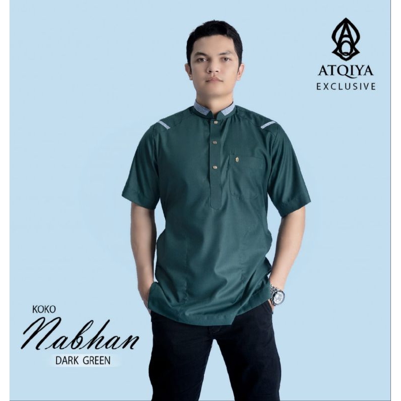 Koko Pria Atqiya Exclusive, Koko Nabhan, Koko Lengan Pendek