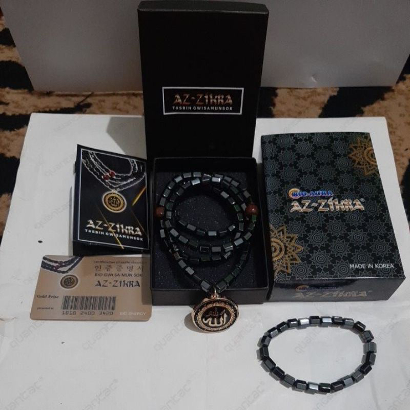 Kalung Kesehatan Az Zikra/Az-zikra kalung kesehatan korea original/tasbih kesehatan Azhikra