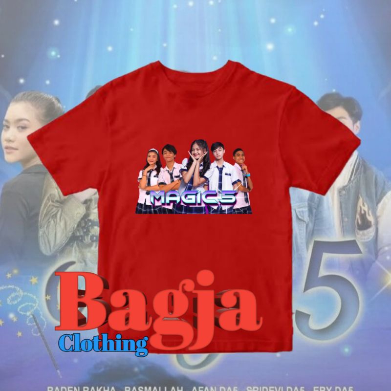 kaos anak laki-laki perempuan magic 5