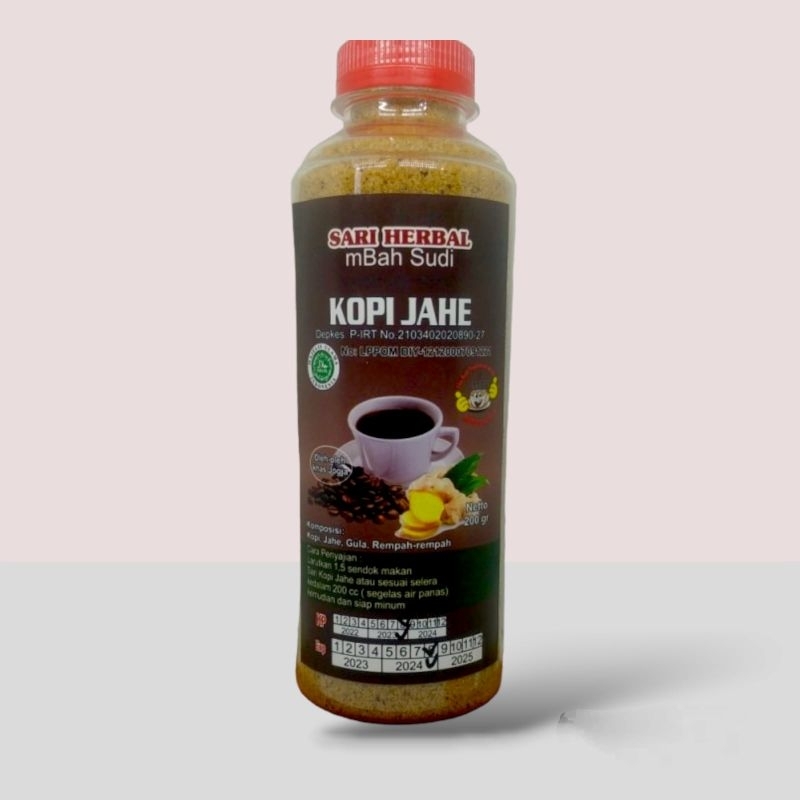 

Kopi Jahe bubuk Herbal Tradisional cap Mbah sudi