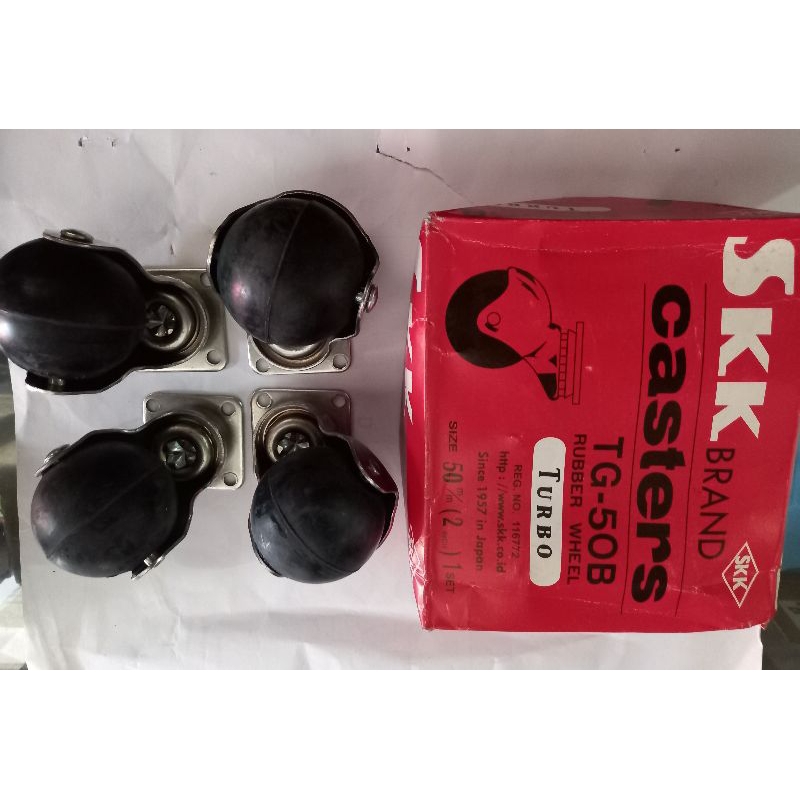 Roda SKK TG 50B / Roda bulat. Roda etalase lemari dll