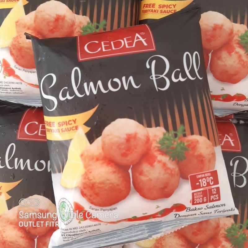 

[200gr] CEDEA Salmon Ball - FREE Spicy Teriyaki Sauce