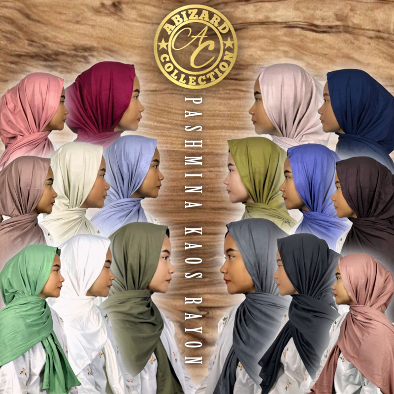 PASHMINA POLOS KAOS RAYON SPANDEX/PASHMINA KAOS RAYON SPANDEX