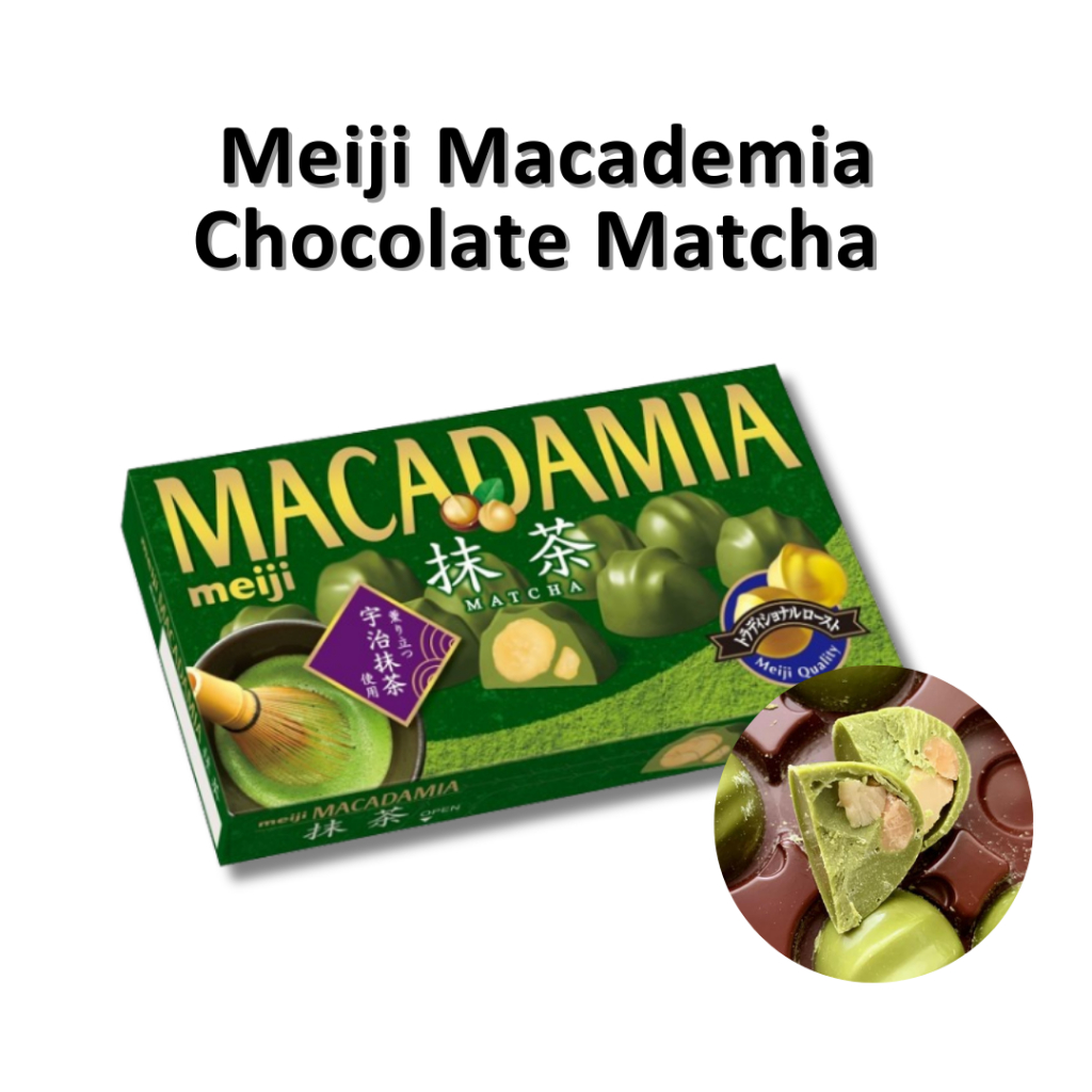 

Meiji Macademia Chocolate Matcha JAPAN