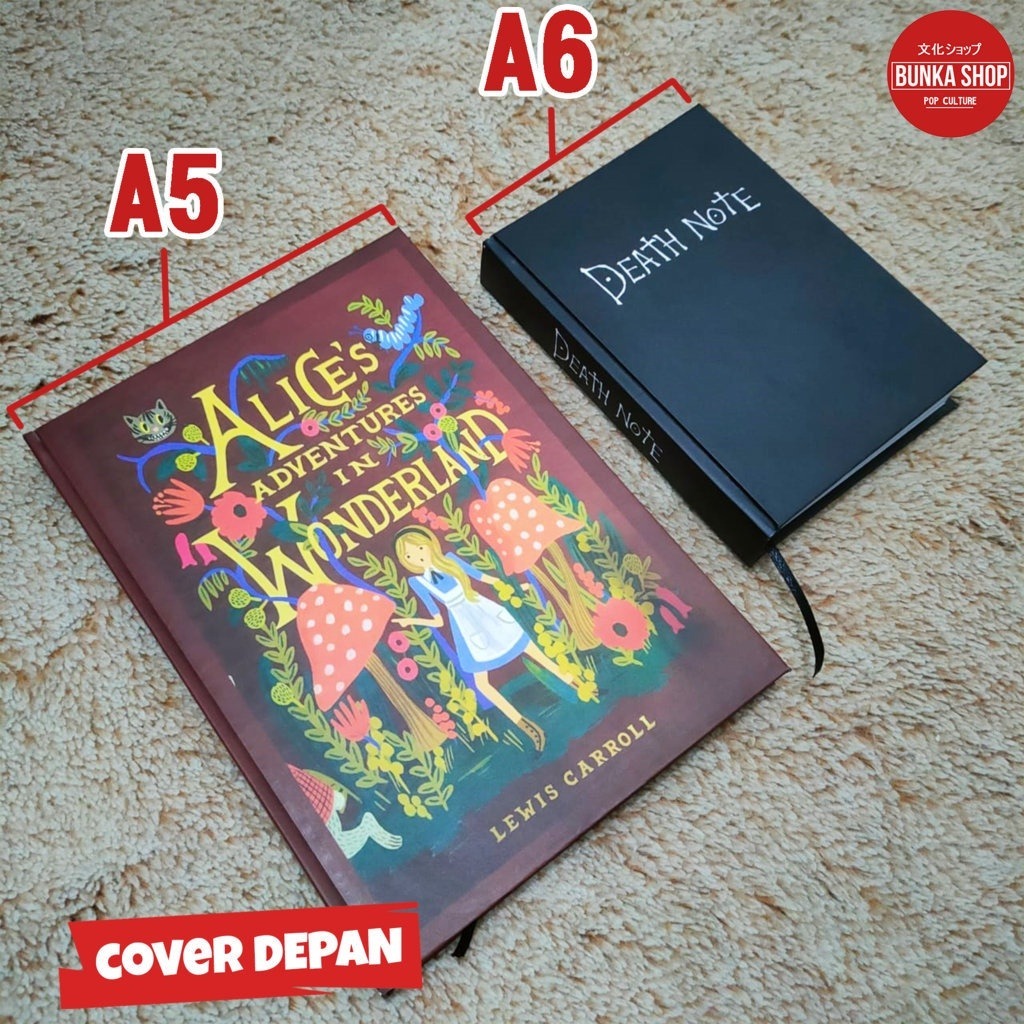 

H7Y Notebook Hardcover Anime Death Note Ukuran A5 Jurnal Agenda Binder Diary Gift Couple Anniversary