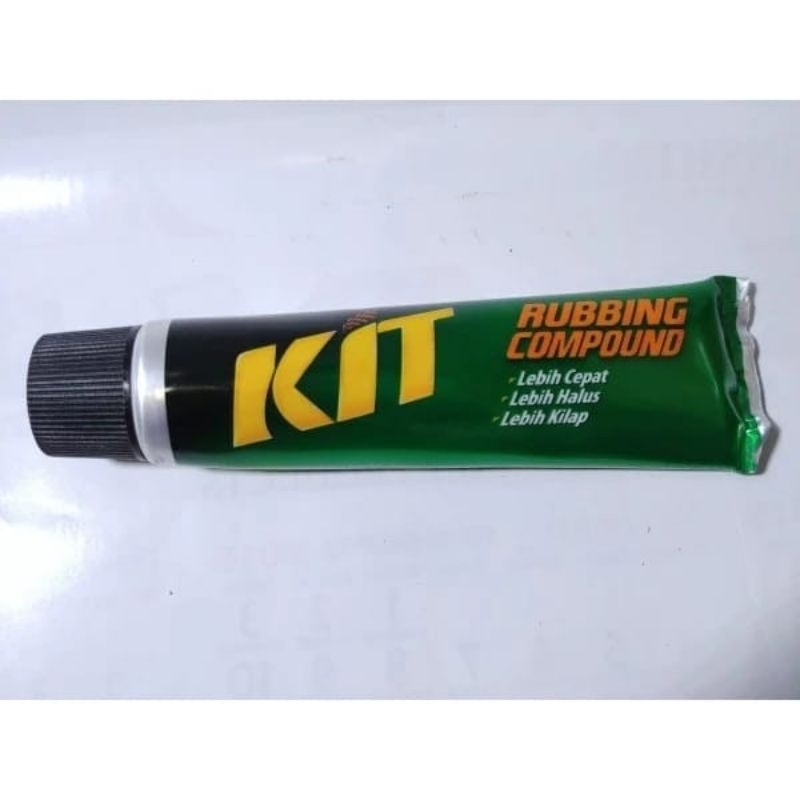 kit rubbing compound 60 gram (hijau) penghilang barer mobil motor