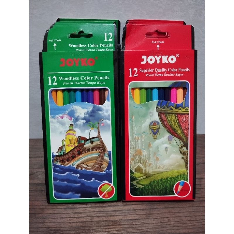 

Joyko pensil 12 warna panjang CP-100 CP-103